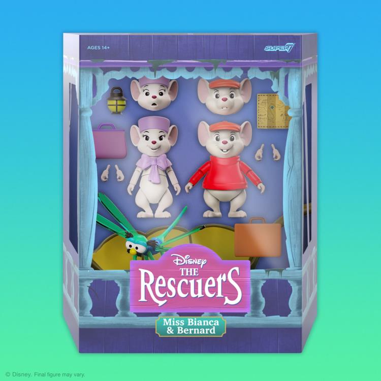 The Rescuers Disney ULTIMATES! Bernard & Bianca Action Figure Set Gallery Image 7