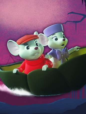 The Rescuers Disney ULTIMATES! Bernard & Bianca Action Figure Set Gallery Image 2