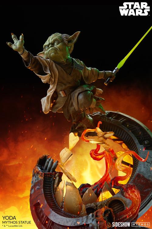 Star Wars Mythos Collection Yoda Statue Gallery Image 3
