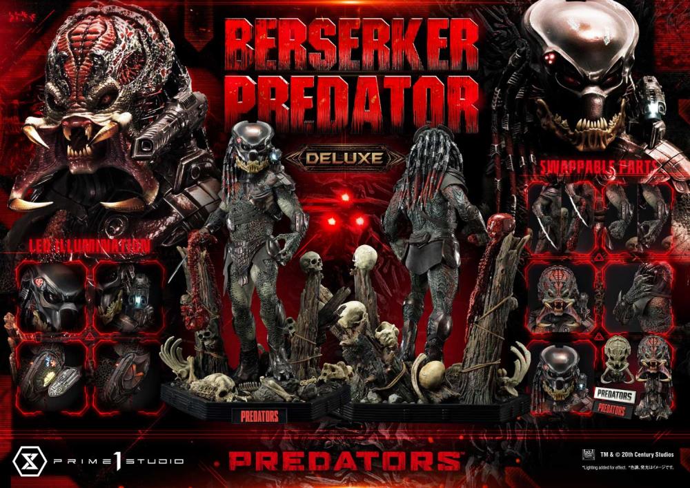 Predators Museum Masterline Berserker Predator (Deluxe Ver.) 1/3 Scale Statue (With Bonus) Gallery Image 165