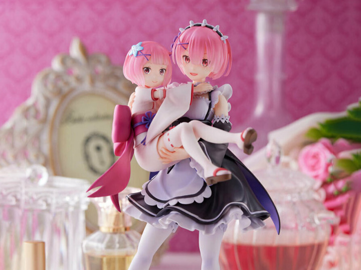 Re:Zero Starting Life in Another World S-Fire Ram & Childhood Ram 1/7 Scale Figure Gallery Image 1