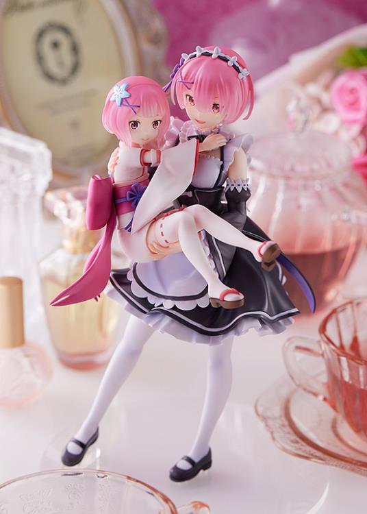 Re:Zero Starting Life in Another World S-Fire Ram & Childhood Ram 1/7 Scale Figure Gallery Image 4