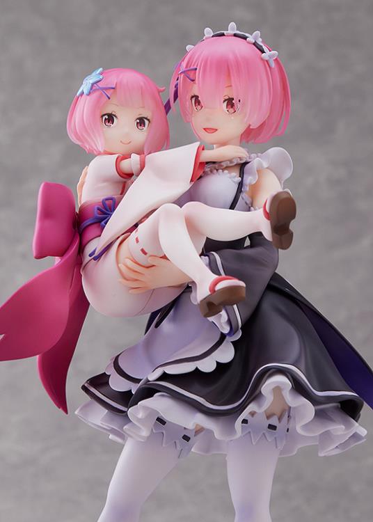Re:Zero Starting Life in Another World S-Fire Ram & Childhood Ram 1/7 Scale Figure Gallery Image 9
