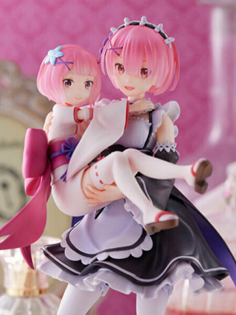Re:Zero Starting Life in Another World S-Fire Ram & Childhood Ram 1/7 Scale Figure Gallery Image 2