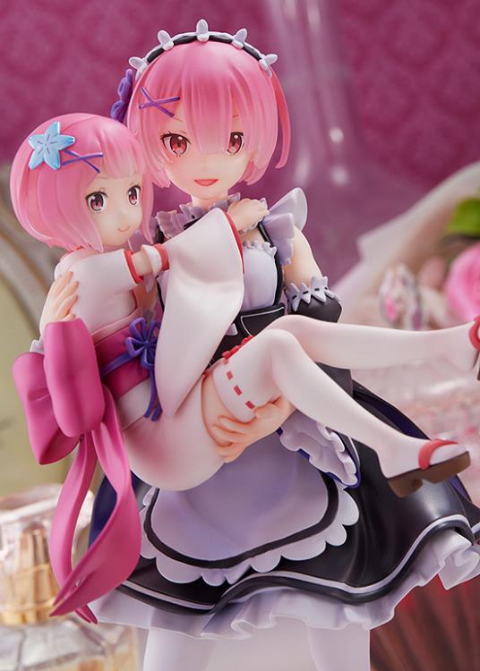 Re:Zero Starting Life in Another World S-Fire Ram & Childhood Ram 1/7 Scale Figure Gallery Image 5