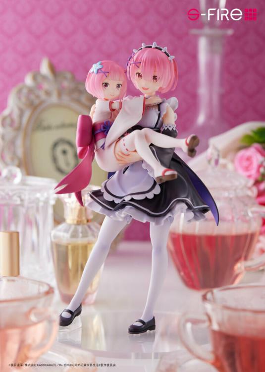 Re:Zero Starting Life in Another World S-Fire Ram & Childhood Ram 1/7 Scale Figure Gallery Image 3