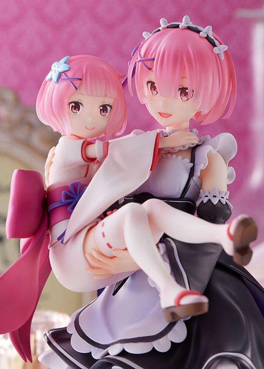 Re:Zero Starting Life in Another World S-Fire Ram & Childhood Ram 1/7 Scale Figure Gallery Image 6