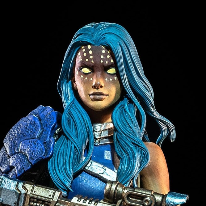Cosmic Legions: Outpost Zaxxius Kalian Shunn Action Figure Gallery Image 11