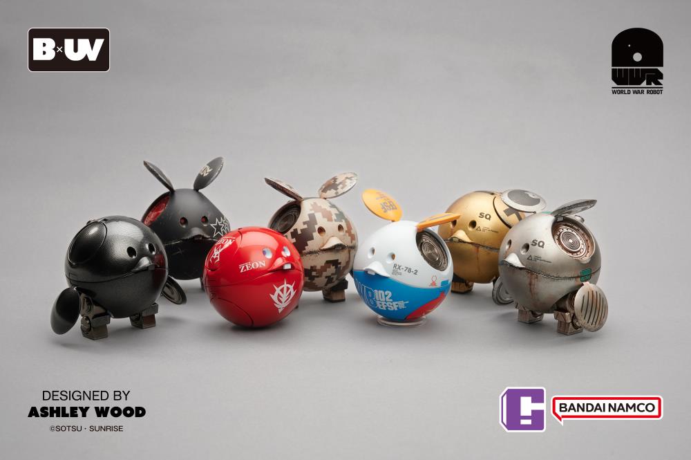 Mobile Suit Gundam Haro x World War Robot Square a.k.a. Squaro Wave 2 Box of 9 Random Figures Gallery Image 27