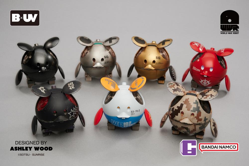 Mobile Suit Gundam Haro x World War Robot Square a.k.a. Squaro Wave 2 Box of 9 Random Figures Gallery Image 23