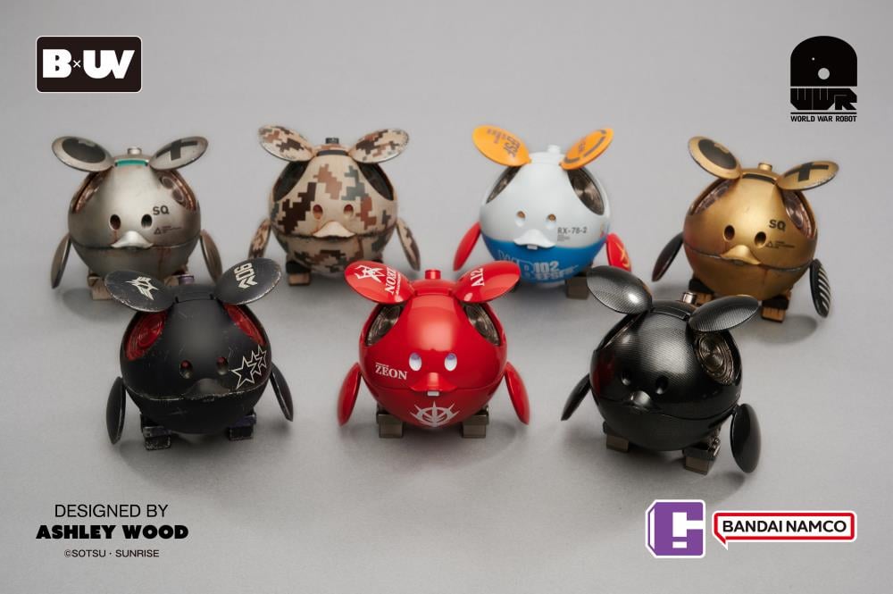 Mobile Suit Gundam Haro x World War Robot Square a.k.a. Squaro Wave 2 Box of 9 Random Figures Gallery Image 24