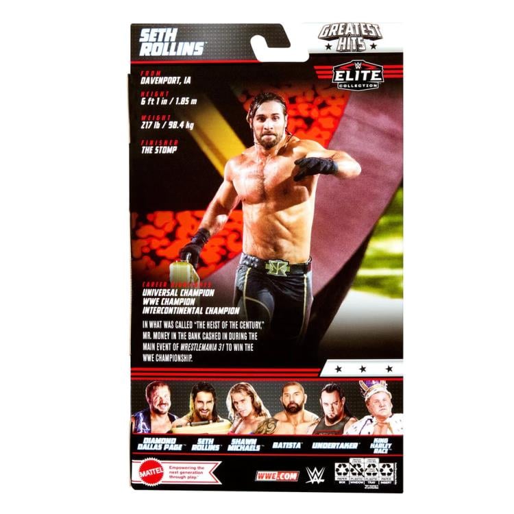 WWE Elite Collection Greatest Hits 2023 Seth Rollins Gallery Image 9
