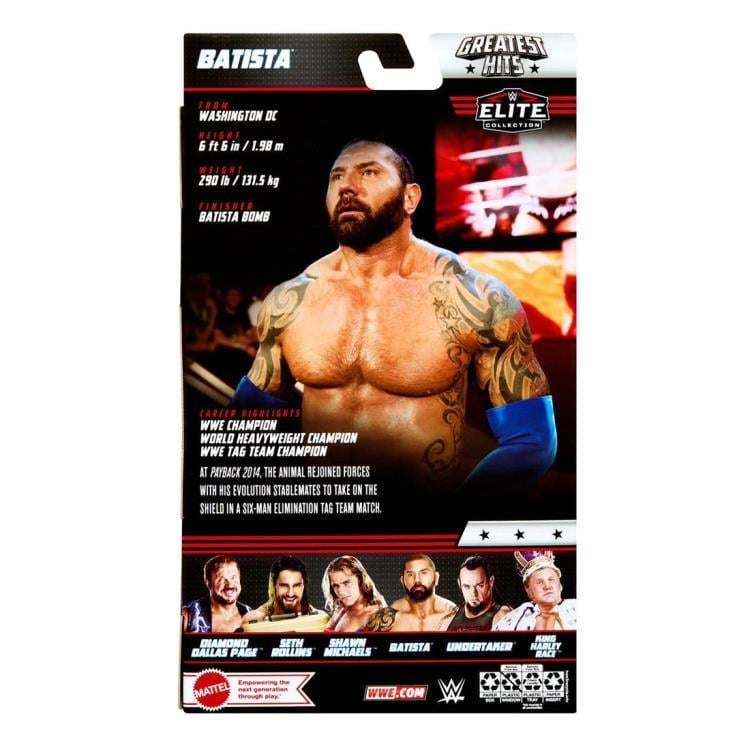 WWE Elite Collection Greatest Hits 2023 Batista Gallery Image 9