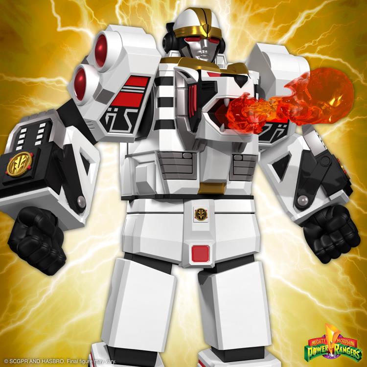 Mighty Morphin Power Rangers ULTIMATES! White Tigerzord (Warrior Mode) Action Figure Gallery Image 3