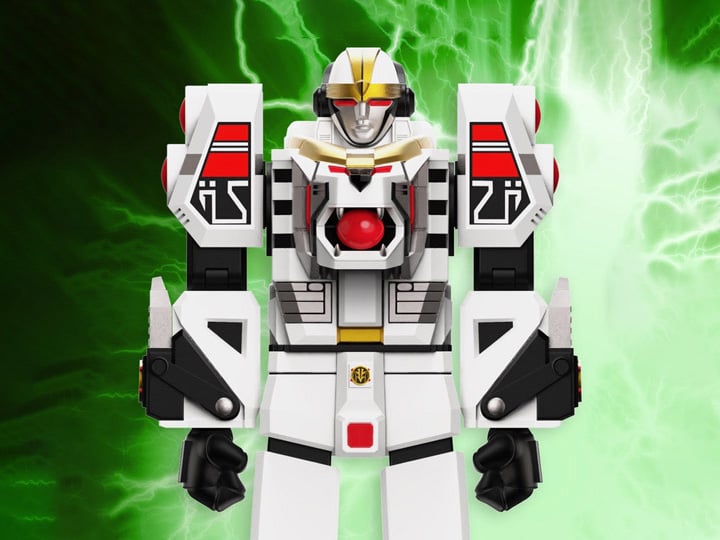 Mighty Morphin Power Rangers ULTIMATES! White Tigerzord (Warrior Mode) Action Figure Gallery Image 1