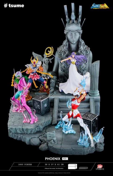 Saint Seiya HQS Plus Phoenix Limited Edition Statue Gallery Image 31