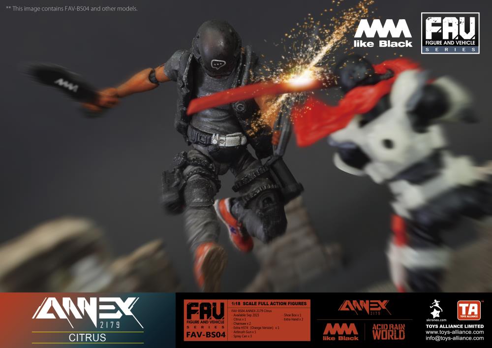 Annex 2179 x 4A like Black FAV-BS04 Citrus Action Figure