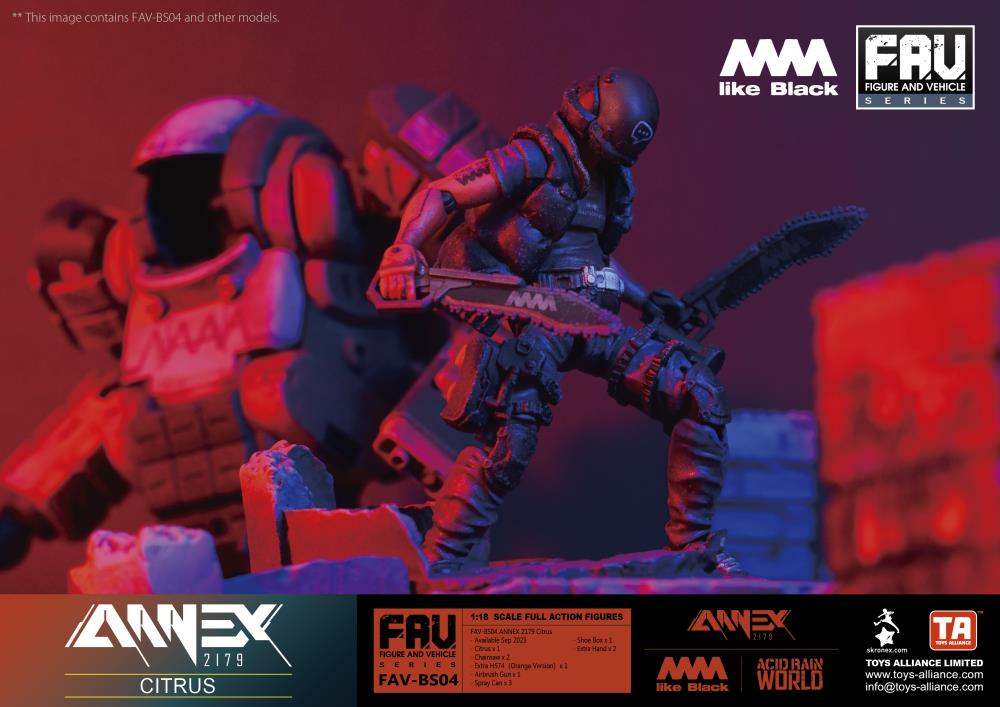 Annex 2179 x 4A like Black FAV-BS04 Citrus Action Figure