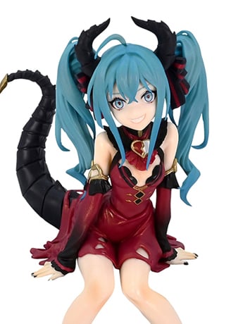 Vocaloid Hatsune Miku (Villain Color Red Variation Ver.) Noodle Stopper Figure Gallery Image 2