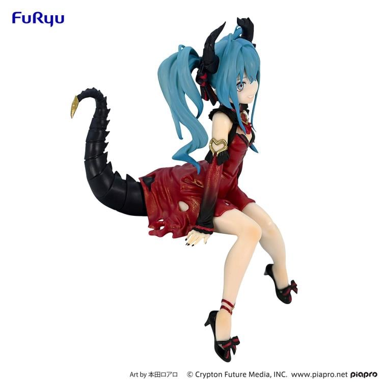 Vocaloid Hatsune Miku (Villain Color Red Variation Ver.) Noodle Stopper Figure Gallery Image 9