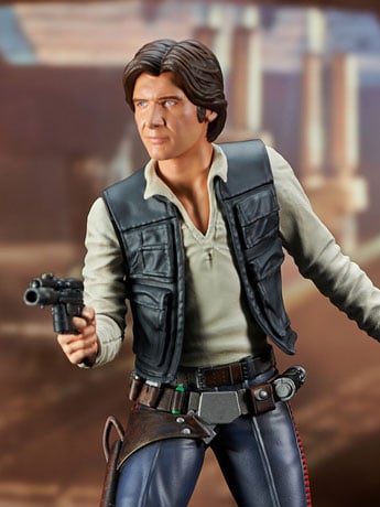 Star Wars: An New Hope Premier Collection Han Solo 1/7 Scale Limited Edition Statue Gallery Image 2