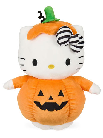 Hello Kitty Halloween Pumpkin 13" Plush Gallery Image 2