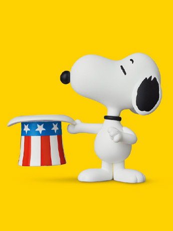 Peanuts Ultra Detail Figure No.723 Americana Snoopy Gallery Image 2