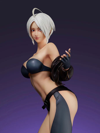 The King of Fighters 2002 Unlimited Match Boutique Series Angel 1/4 Scale Limited Statue Gallery Image 2