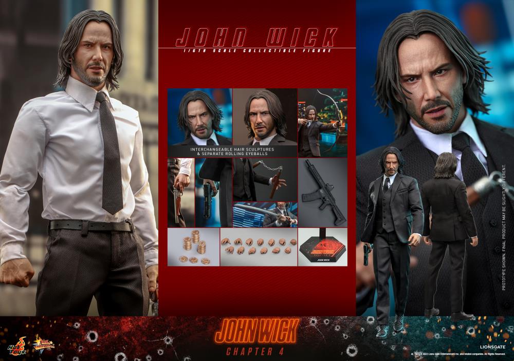 John Wick: Chapter 4 MMS729 John Wick 1/6th Scale Collectible Figure Gallery Image 15