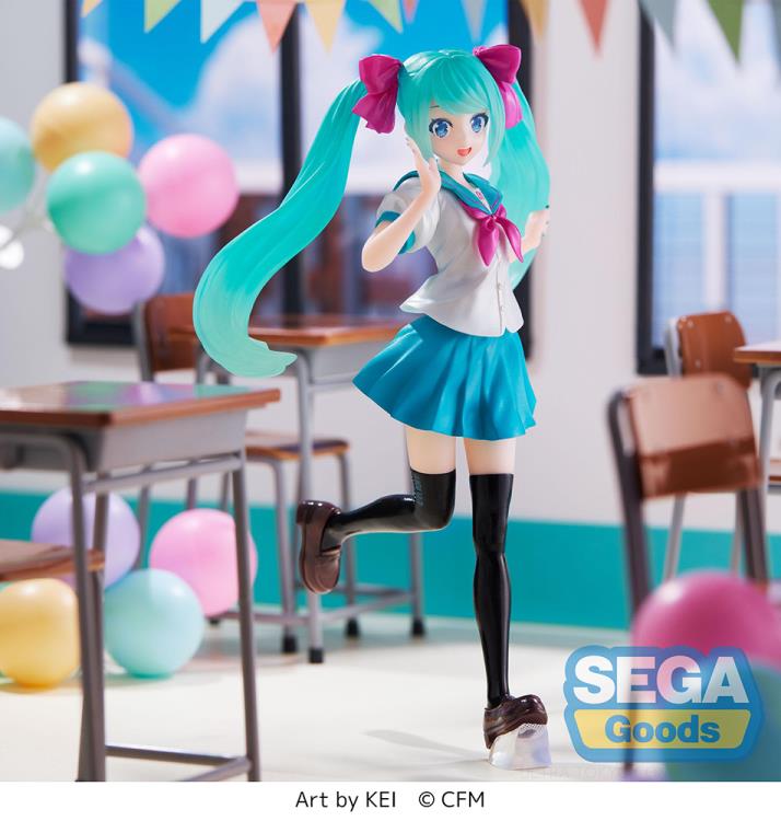 Vocaloid Luminasta Hatsune Miku (16th Anniversary KEI Ver.) Figure Gallery Image 3