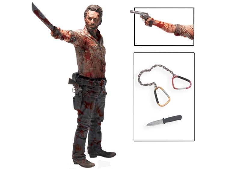 The Walking Dead TV Series Deluxe 10" Figure - Rick Grimes Vigilante Edition Gallery Image 1