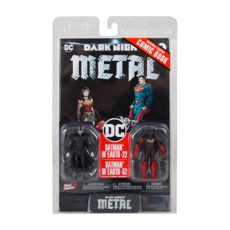 Dark Nights: Metal Page Punchers Batman Who Laughs & Red Death 3" Figure with Comic Two-Pack Gallery Image 11