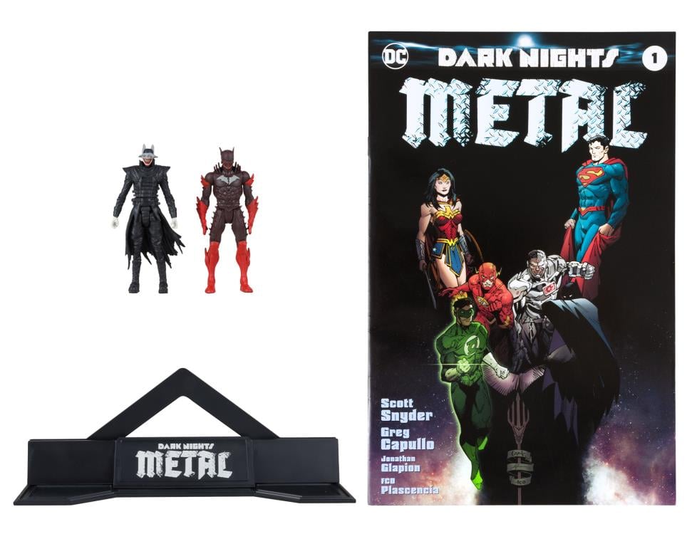 Dark Nights: Metal Page Punchers Batman Who Laughs & Red Death 3" Figure with Comic Two-Pack Gallery Image 9