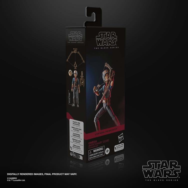 Star Wars: The Black Series 6" Omega (Mercenary Gear) (The Bad Batch) Gallery Image 12