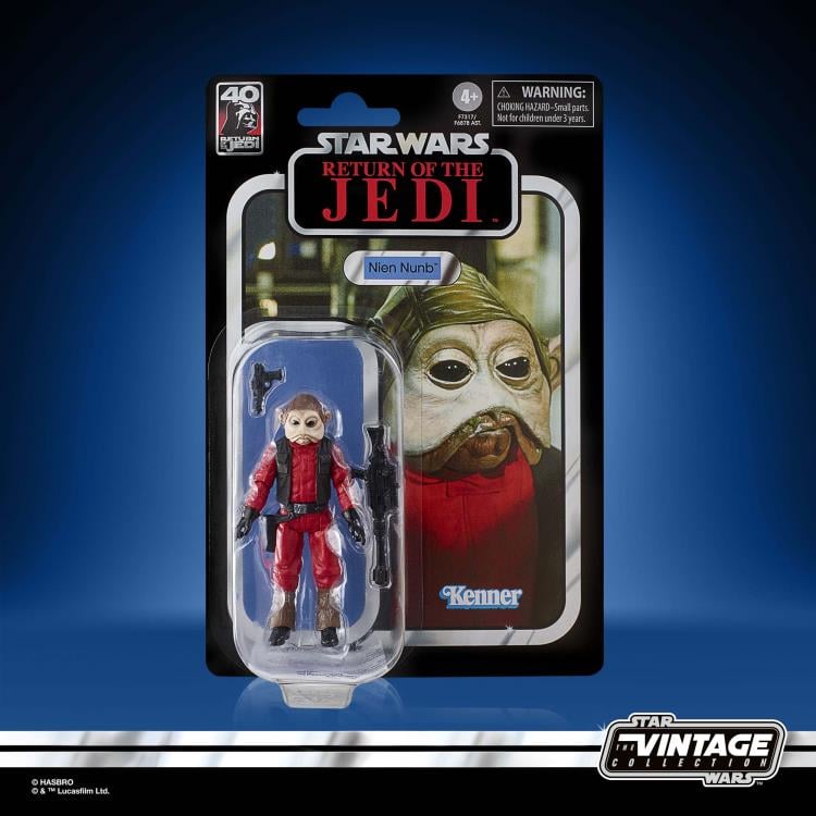 Star Wars 40th Anniversary The Vintage Collection Nien Nunb (Return of the Jedi) Gallery Image 11