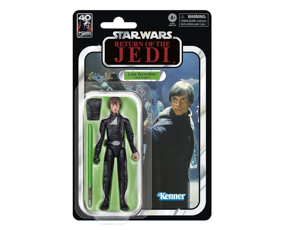Star Wars 40th Anniversary The Black Series 6" Luke Skywalker (Jedi Knight) (Return of the Jedi) Gallery Image 8