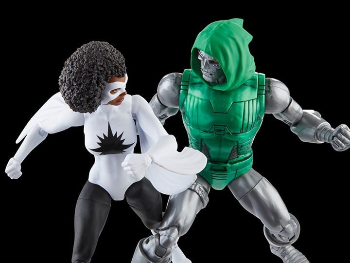 The Avengers 60th Anniversary Marvel Legends Captain Marvel vs. Doctor Doom Action Figure Two-Pack Gallery Image 1
