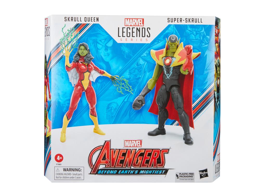 The Avengers 60th Anniversary Marvel Legends Skrull Queen and Super Skrull Action Figure Two-Pack Gallery Image 21