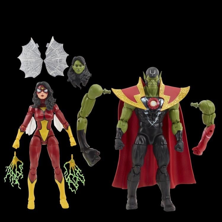The Avengers 60th Anniversary Marvel Legends Skrull Queen and Super Skrull Action Figure Two-Pack Gallery Image 20