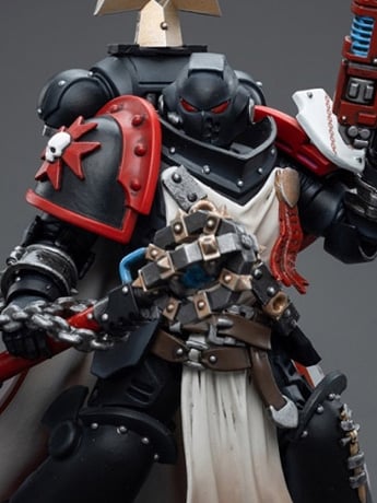 Warhammer 40k Black Templars Sword Brethren Brother Dragen 1/18 Scale Figure Gallery Image 2