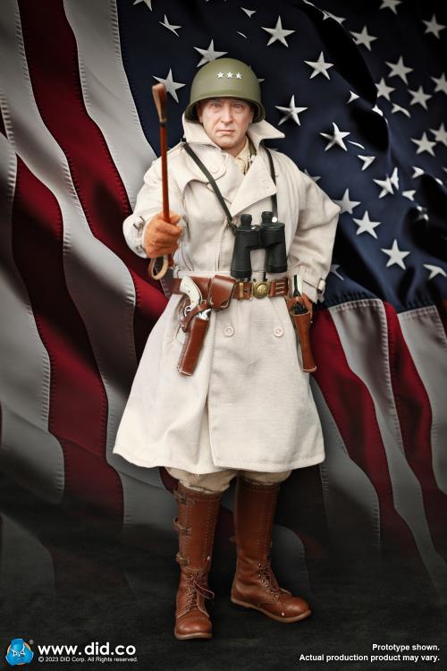 WWII General of the United States Army - General George Smith Patton Jr. 1/6 Scale Figure Gallery Image 6