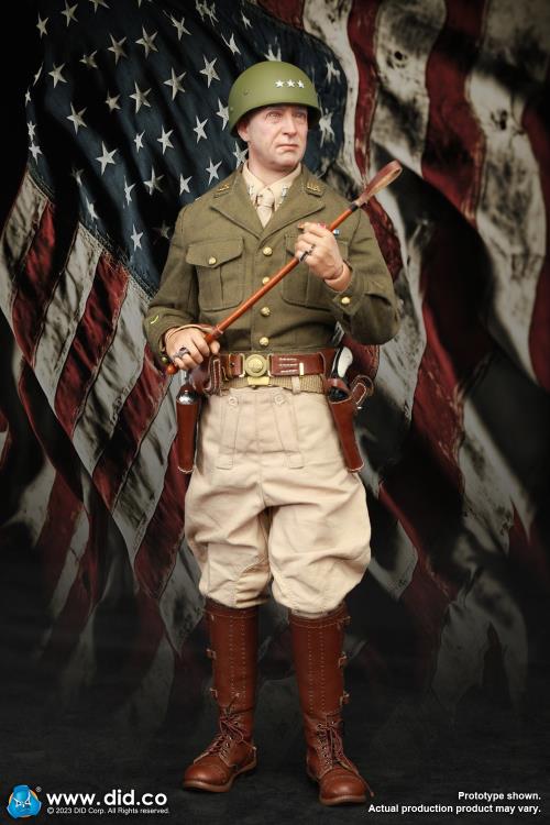 WWII General of the United States Army - General George Smith Patton Jr. 1/6 Scale Figure Gallery Image 3