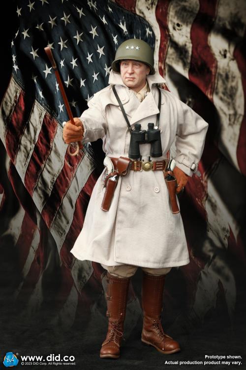 WWII General of the United States Army - General George Smith Patton Jr. 1/6 Scale Figure Gallery Image 8