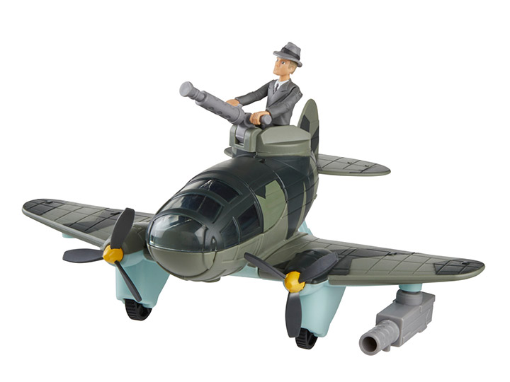 Indiana Jones Worlds of Adventure Doctor Jürgen Voller with Plane Action Figure Set Gallery Image 1