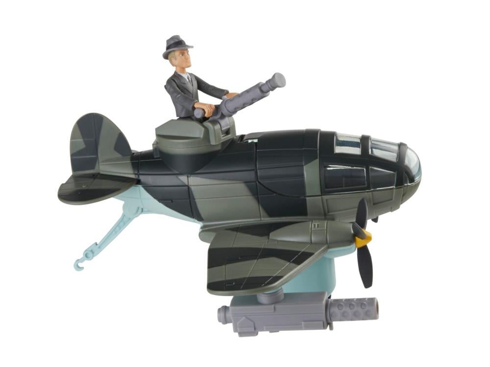 Indiana Jones Worlds of Adventure Doctor Jürgen Voller with Plane Action Figure Set Gallery Image 6