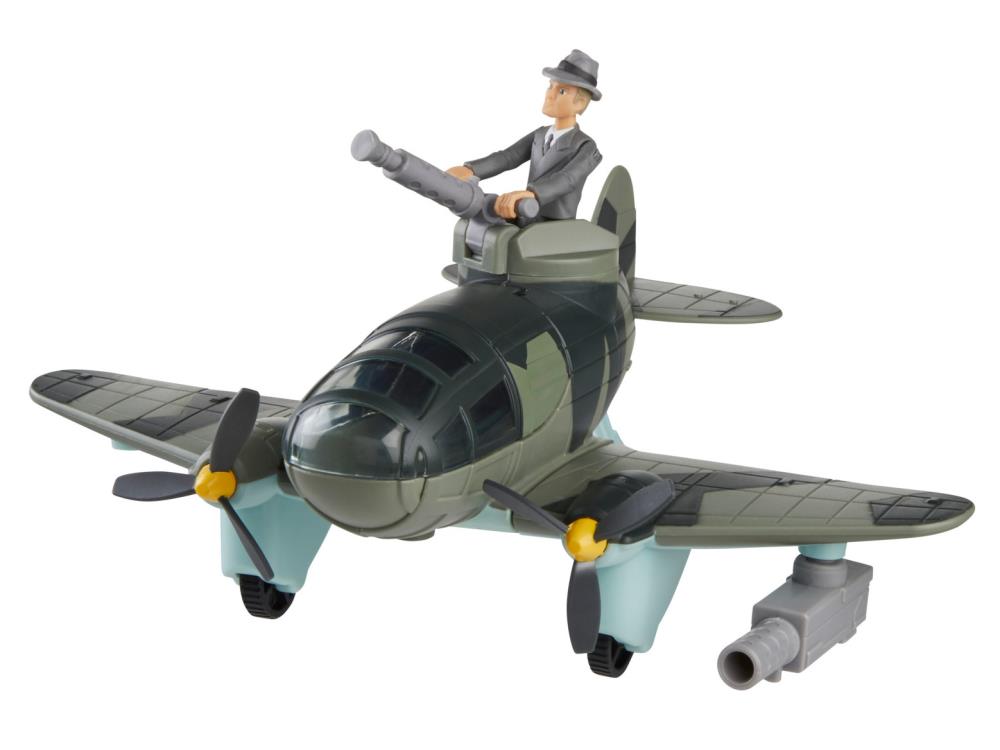 Indiana Jones Worlds of Adventure Doctor Jürgen Voller with Plane Action Figure Set Gallery Image 3