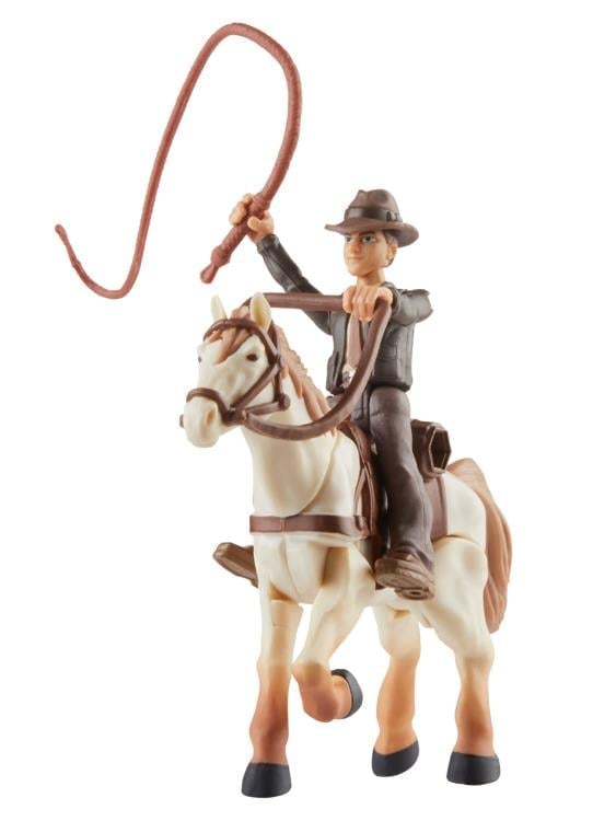Indiana Jones Worlds of Adventure Indiana Jones with Horse Action Figure Set Gallery Image 4