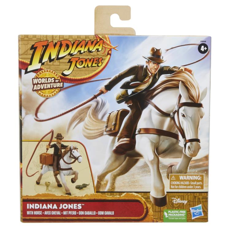 Indiana Jones Worlds of Adventure Indiana Jones with Horse Action Figure Set Gallery Image 12