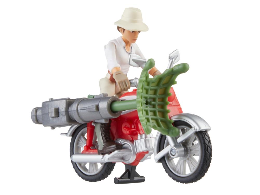 Indiana Jones Worlds of Adventure Helena Shaw with Motorcycle Action Figure Set Gallery Image 4