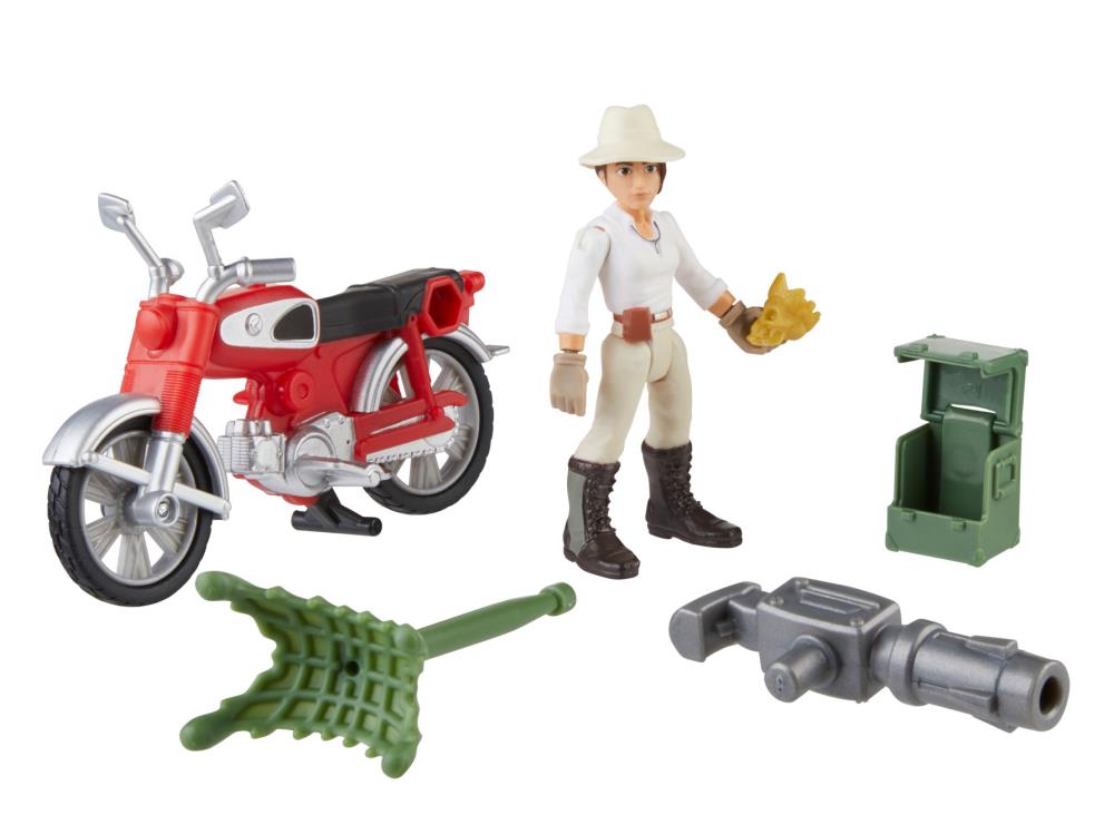 Indiana Jones Worlds of Adventure Helena Shaw with Motorcycle Action Figure Set Gallery Image 9